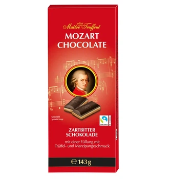 Шоколад Mozart Maitre Truffout Темный с марципановой начинкой 143 г (ШТ-00081)