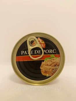 Паштет свиной Baroni Pate de Porc 120 г жестяная банка (ПС-00031)