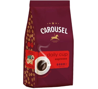 Кофе в зернах Carousel Espresso Темный 500г Крепкий (КЗ-000144)