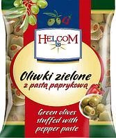 Оливки Helcom Испанские зеленые фаршированные паприкой 195г (ОЗ-00024)