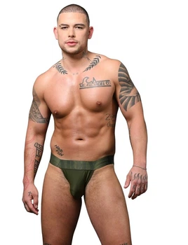 Трусы танга мужские Andrew Christian 04-2852 M цвет оливковый
