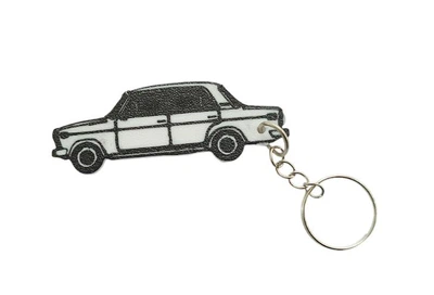 Брелок на ключі Лада Жигулі Lada класика білий