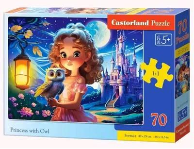 Пазл Castorland «Принцесса с совой» 70 элементов, 40×29 см (B-070190) (B-070190)