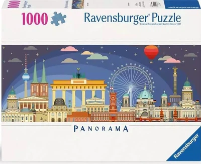 Puzzle Ravensburger Panorama Berlin 1000 elementów 12000449 (4005555004493)