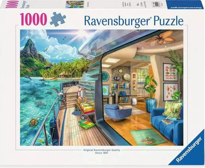 Puzzle Ravensburger Rejs w tropiki 1000 elementów 12000413 (4005555004134)