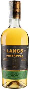Напиток алкогольный на основе рома Langs Pineapple Rum 0.7 л 37.5% (5010852044768)