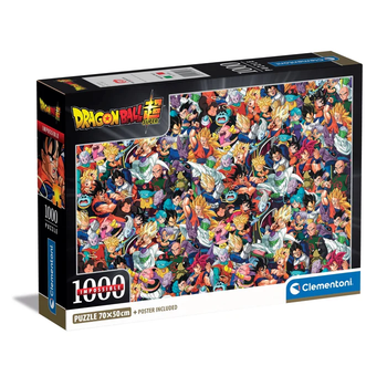Пазл Драгон Болл (Dragon Ball) - 1000 шт Clementoni 39918