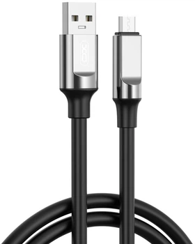 Кабель XO NB251 Liquid Silicone Rubber USB-A для Type-C - 6A - 1 м Черный (NB251_C_Black)