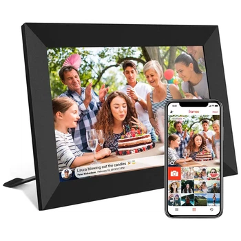 Цифровая фоторамка FRAMEO 10" — сенсорный дисплей, Wi-Fi, 32 ГБ памяти для отображения фото и видео