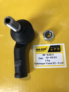 Наконечник рулевой левый VW Passat B3 /B4 / Golf 3 / Vento / Пассат Б3 / Б4 / Гольф 3 / Венто INF 10.0211 INA-FOR