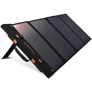 Портативная солнечная панель Choetech 120W DC120W 1xUSB QC3.0 18W 1xType-C PD3.0 60W 177x53см Black (SC008-V2-BK#)