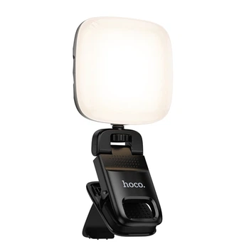 Накамерный свет на прищепке HOCO K29 Wonder fill light Type-C 300mAh Black (6942007655897)