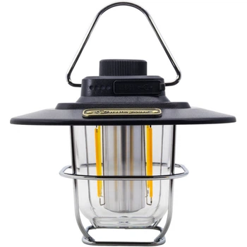 Ліхтар Westinghouse RETRO 4W LED Filament WF242 Type-C з функцією Power Bank Чорний (WF242-CB(Black))