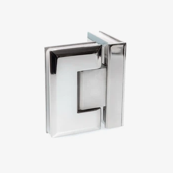 Петля для душової кабіни br-HDL-304 петлі для скла скло-скло 90° нержавійка полірована