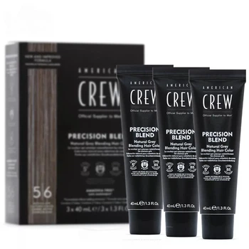 Чоловіча фарба для волосся та бороди American Crew Medium Ash 3х40 мл