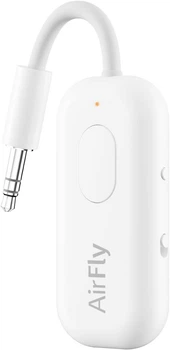 Twelve South AirFly Pro Bluetooth 5.0 адаптер для TV та літака, 3.5 мм, білий
