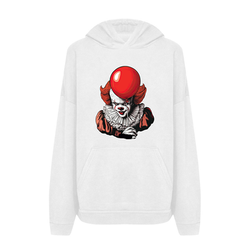 Худі чоловічий з принтом ТiШОТКА Pennywise Воно S Білий (1012091419)