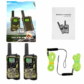 Дитячі рації Aikmi Kids Walkie Talkie зелений камуфляж — дальність до 6 км