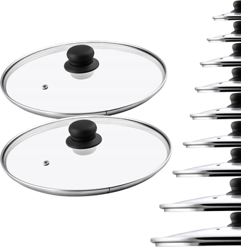 Набір кришок Kadax скляних 2x28 см (5903699442913)