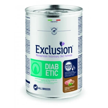 Консерва Exclusion Diabetic зі свининою для собак із цукровим діабетом 400 г