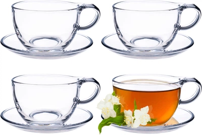 Набір чашок Kadax Zinal з блюдцями 4x250 мл (5903699429136)