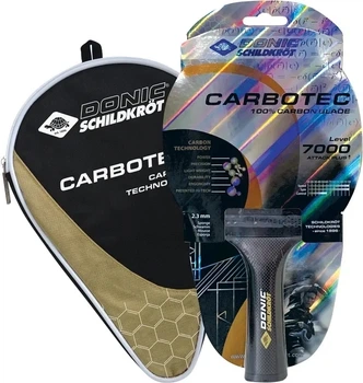 Ракетка для настольного тенниса Donic CARBOTEC 7000 черная 758221