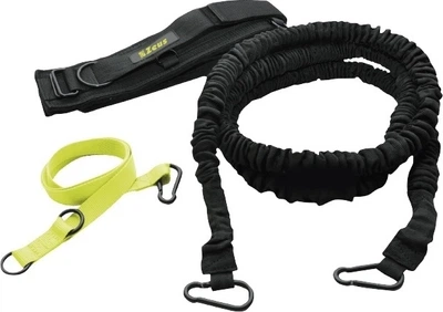 Эспандер для тренировок Zeus SET ELASTICO 360 черно-лаймовый Z01951