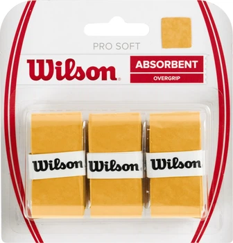 Обмотка для ракеток Wilson PRO SOFT OVERGRIP 3 PACK жовта (3 штуки) WRZ4040