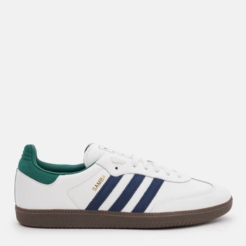 Чоловічі кеди шкіряні низькі Adidas Samba Og IH4882 44.5 (10UK) 28.5 см Samba Og Blkwhi/Cgreen/Active (4067888904307)