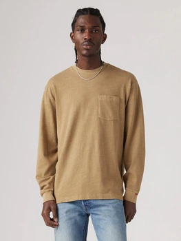 Лонгслів чоловічий Levi`s 449251843 2XL Коричневий (1159847592)