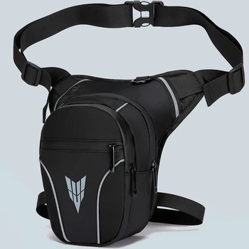 Сумка-трасформер BauTech на пояс та стегно Drop Leg Bag 26x13x1 см Чорний (1016-458-00)