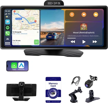 Беспроводной дисплей Apple CarPlay и Android Auto для автомобиля 10,26 дюйма
