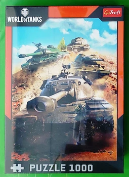 Пазли Trefl (10943). 1000 елементів. World of Tanks. Танки в бою