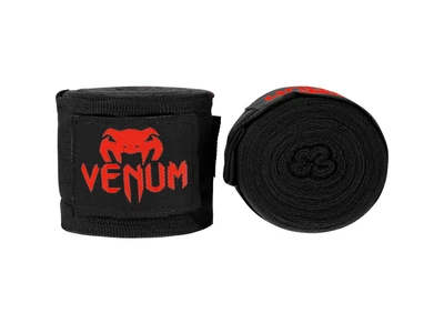 Бинти VENUM Kontact Boxing Handwraps 2,5 м (100'') чорний/червоний (4236)