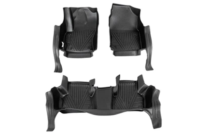 Резиновые коврики Niken Luxury 3D (Для ДВС, комплект 3 шт.) для Toyota Corolla Cross 2020- гг