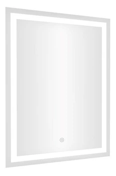 Lustro ścienne ModernHome by Multistore LED łazienkowe 50 x 70 cm 3 barwy włącznik dotykowy (VKM-ECO-4)