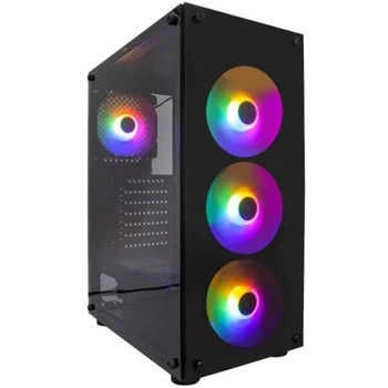 Корпус 1stPlayer V3-B-BK-4F1 Black