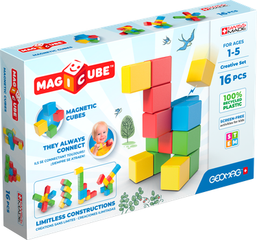 Детский магнитный конструктор Geomag Creative 16 деталей