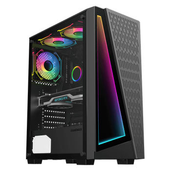 Корпус Full-Tower без БЖ GameMax Dragon Knight 2 (ATX/mATX/Mini-ITX/E-ATX (305*272мм), FAN controll)