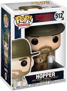 Figurka Funko POP! TV Stranger Things Hopper z pączkiem 14425 (FUN579)
