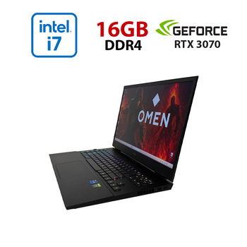 Ігровий ноутбук HP Omen 17-ck0020ca / 17,3" (2560x1440) IPS / Intel Core i7-11800H (8 (16) ядер по 2,3 - 4,6 ГГц) / 16 ГБ DDR4 / 1000 ГБ SSD M.2 NVMe / nVidia GeForce RTX 3070, 8 ГБ GDDR6, 256-біт / Веб-камера б/в