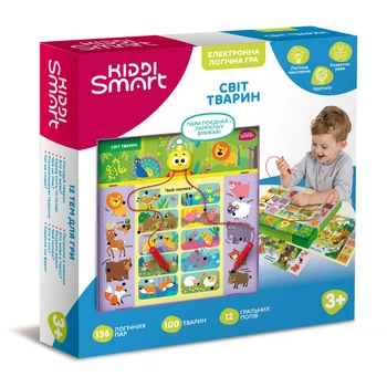 Електронна логічна гра KIDDI SMART картон 31,7х31,7х5,5 см кольоровий (699025)