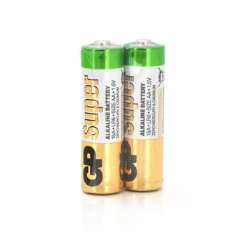 Батарейки GP SUPER ALKALINE 1.5V 15A-S2 щелочные, LR6, АА