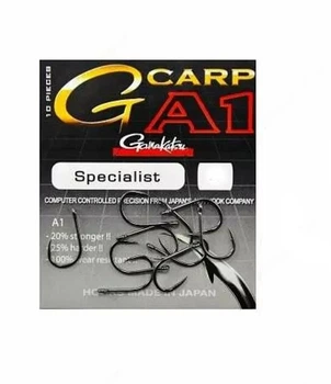 Крючок GAMAKATSU A1 G-CARP SPECIALIST HOOKS PTFE № 06, 10шт,40609