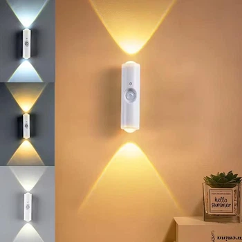 Автоматичний нічник з датчиком руху Cat Eye Sensor Light | Вбудований акумулятор, Type-C | 3 види світла (холодне. нейтральне, тепле) | Магнітний настінний світильник | Перезаряджуваний нічник для спальні, ванної, шафи, коридору