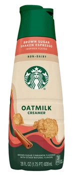 Растительные сливки для кофе Starbucks Non-Dairy Brown Sugar Shaken Espresso Creamer 828 мл
