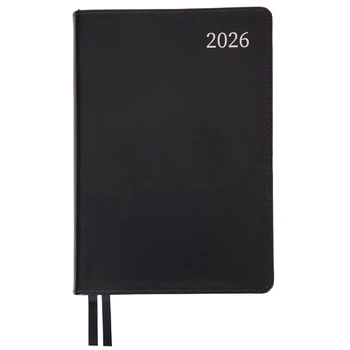 Щоденник датований 2026 Leo Planner ф. А5 "Aldento", інтегральний, темно-синій, 368 сторінок