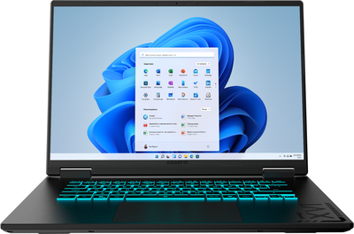 Laptop Gigabyte Gaming A16 CVH (CVH-I3EE894SH) Black Steel