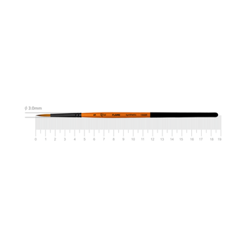 Кисть синтетика круглая Rosa FLAME 1368R №5