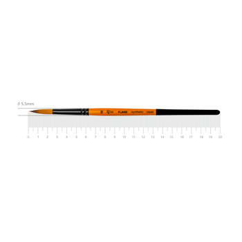 Кисть синтетика круглая Rosa FLAME 1368R №10